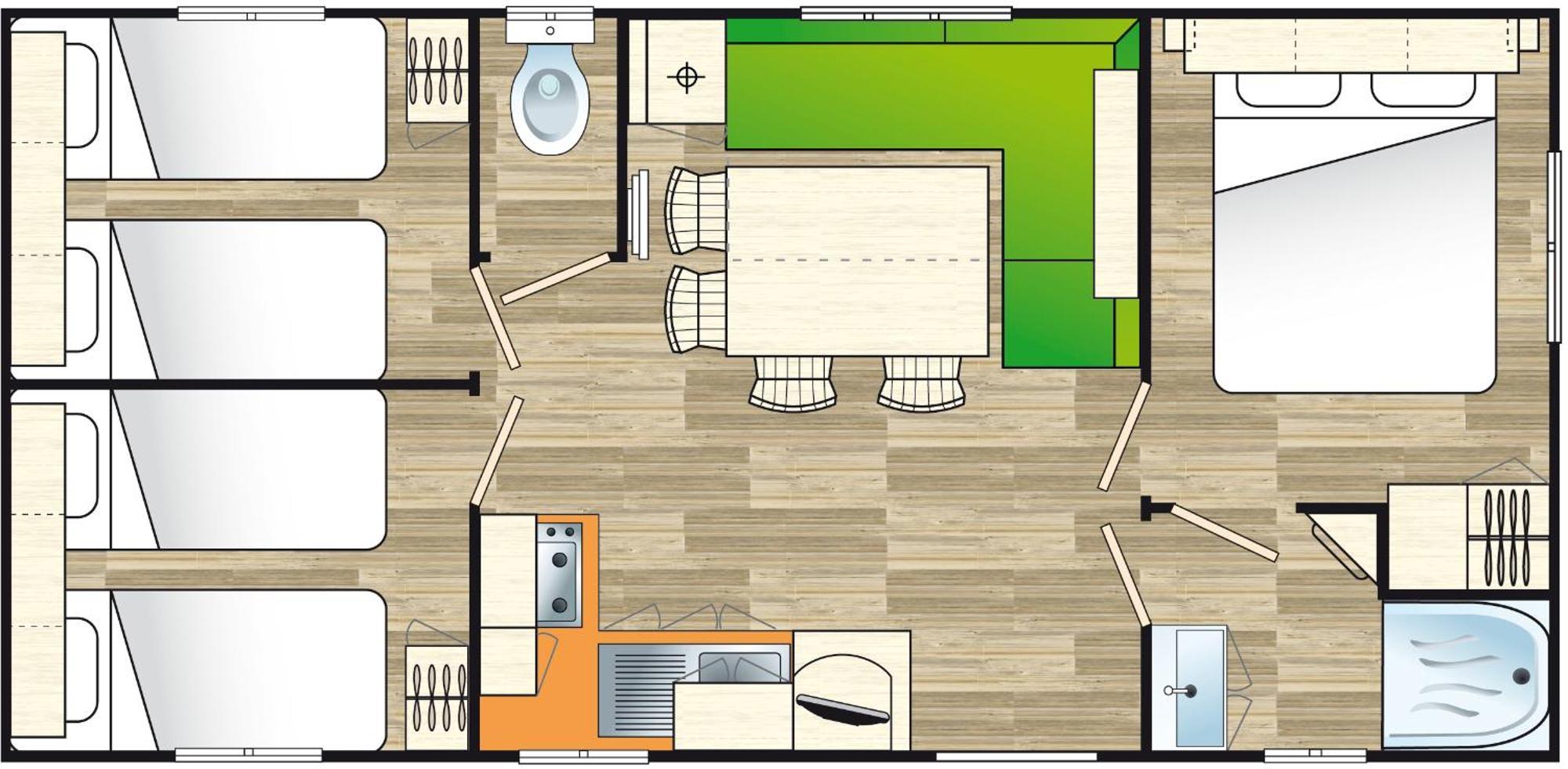 Boofzheim Charmant Mobil Home 6 Personnes Avec Clim Reversible מראה חיצוני תמונה